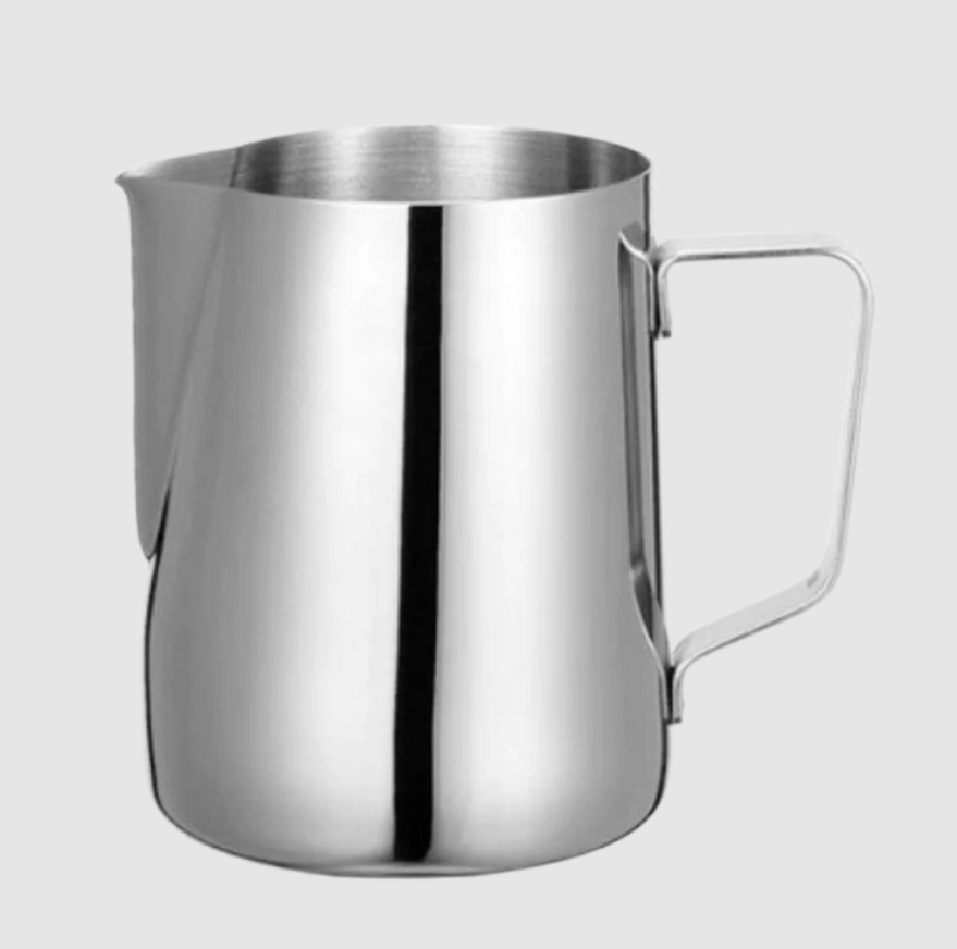 Pichet à Lait en Acier Inox | Fouet Manuel pour Cappuccino & Espresso | Valuna