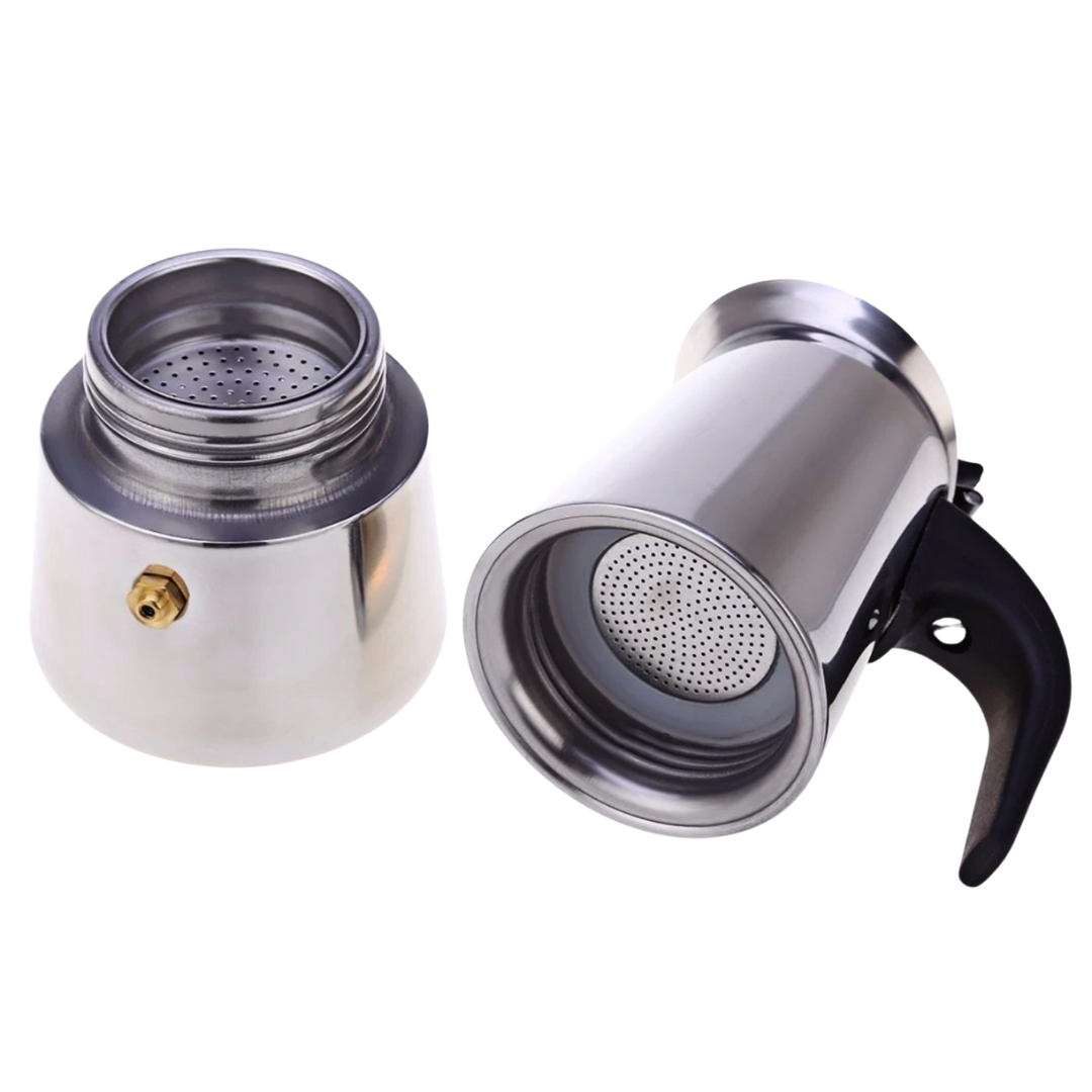 Cafetière Moka Classique 200 ml | Authentique Machine à Café Italienne | Valuna
