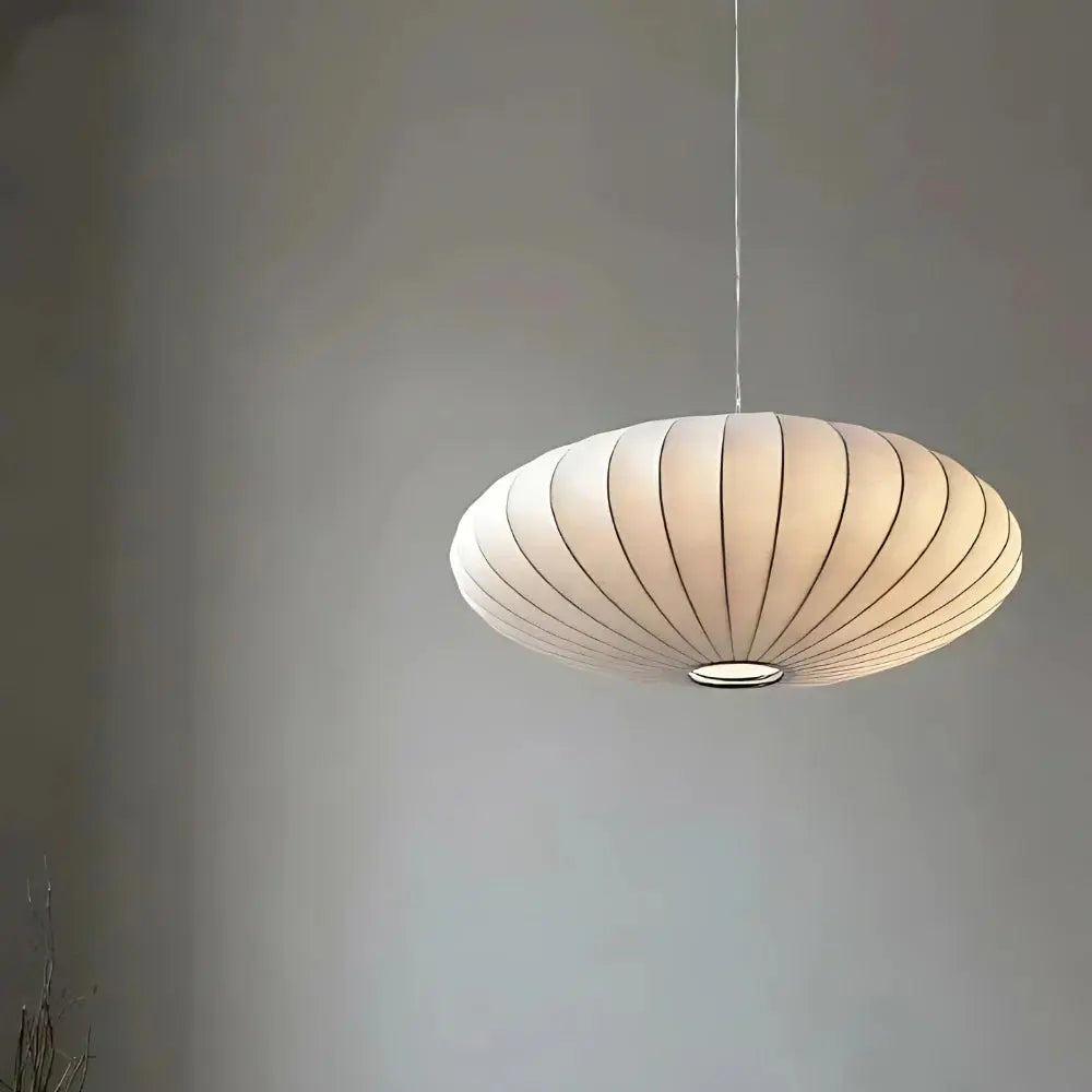 Lampe Pendante en Soie Tsukiyo | Style Japandi | Valuna