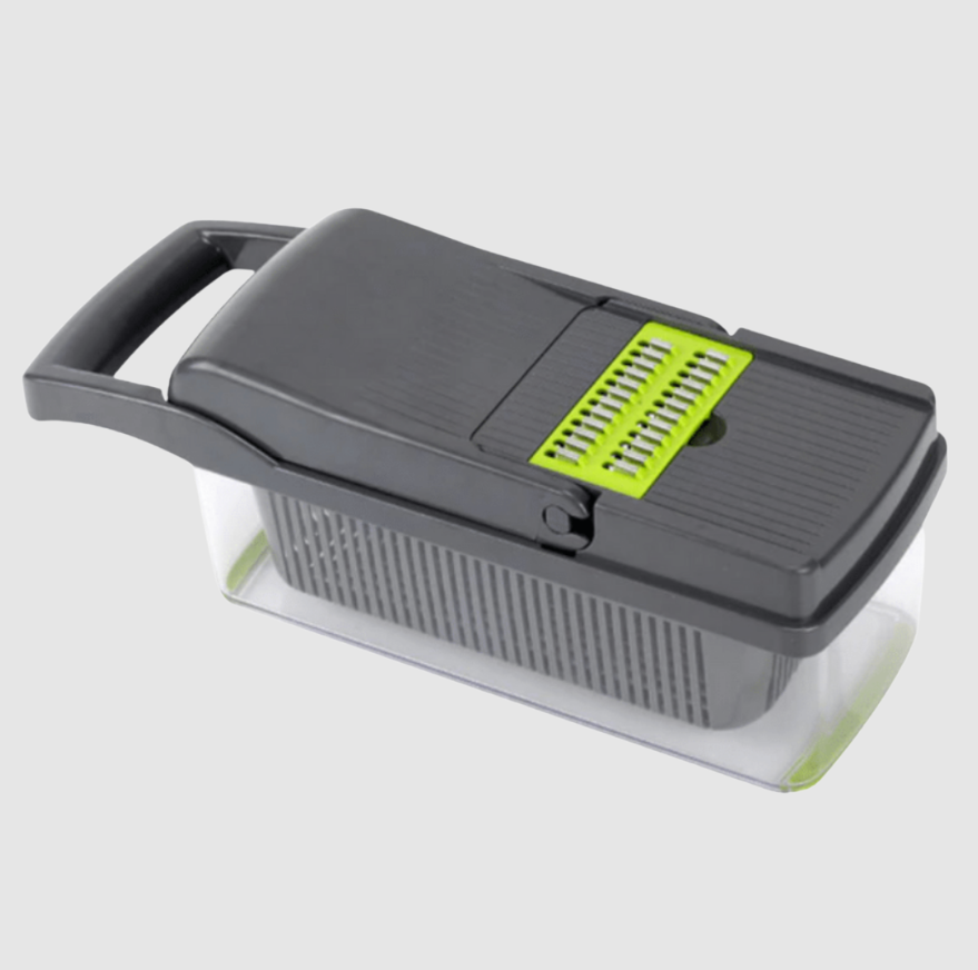 SliceMaster Mandoline 8‑en‑1 Multifonctions | Trancheuse Compacte pour Légumes & Fruits avec 7 Lames | Valuna