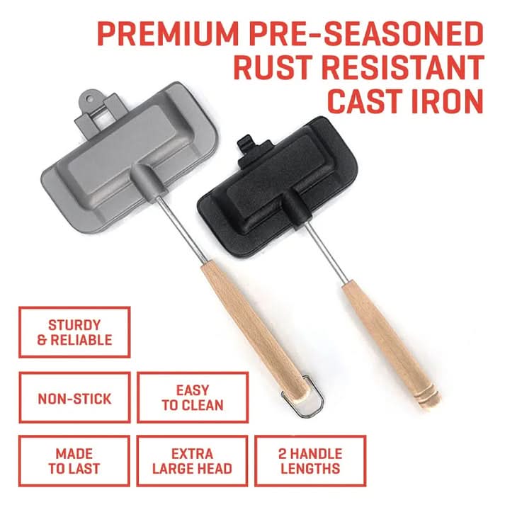 GrillGenuss | Grille-Sandwich Compact Pour Une Cuisson Rapide Et Pratique | Valuna