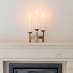 Bougeoir en Laiton Antique – Coffret Amour 3‑pièces | Chaleur Intemporelle & Ambiance Élégante | Valuna