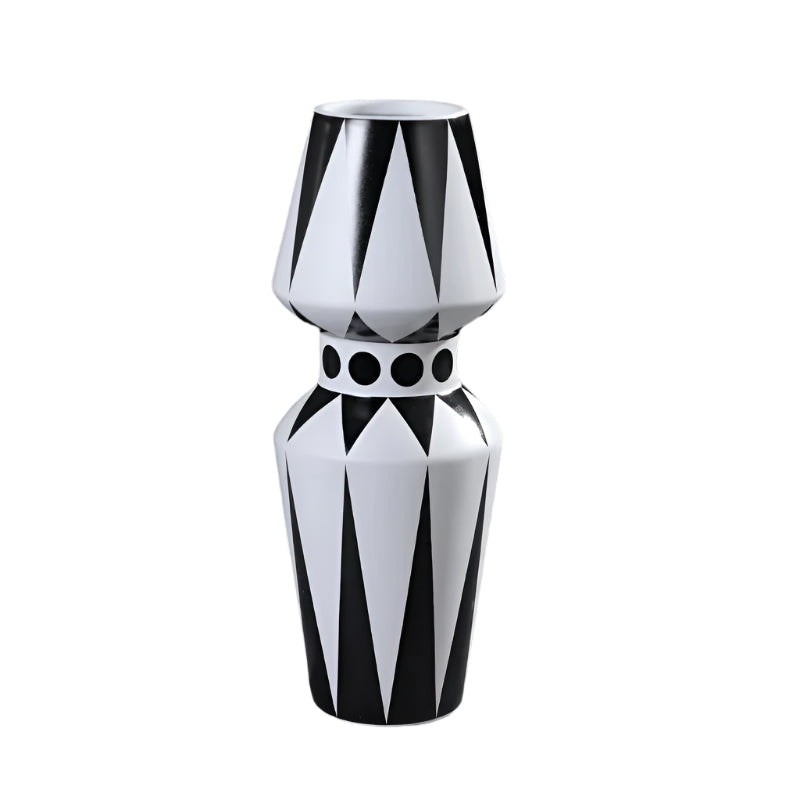 Vase Géométrique Moderne | Décoration Élégante Pour La Maison Et Le Bureau | Valuna