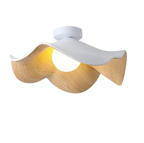 ZenBloom | Lampe de Plafond Unique en Matériaux Naturels – Élégance Organique & Design Moderne | Valuna