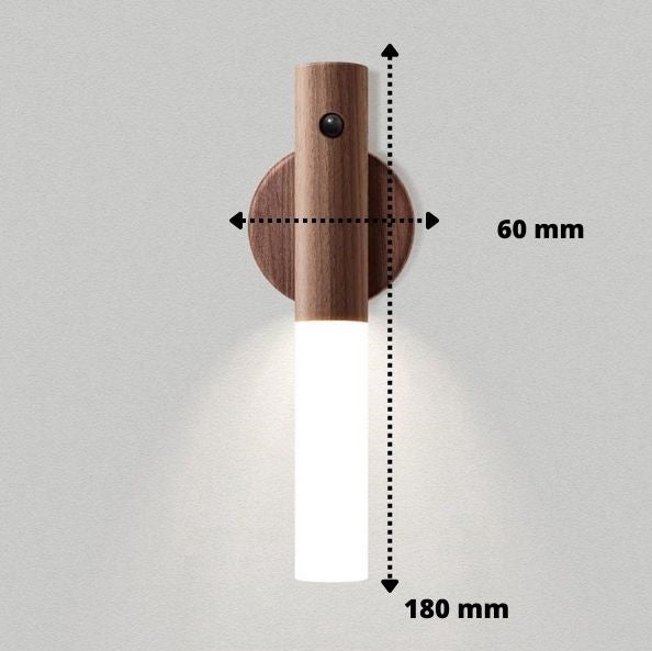 Woodlamp | Lumière d'ambiance sans branchement électrique | Valuna
