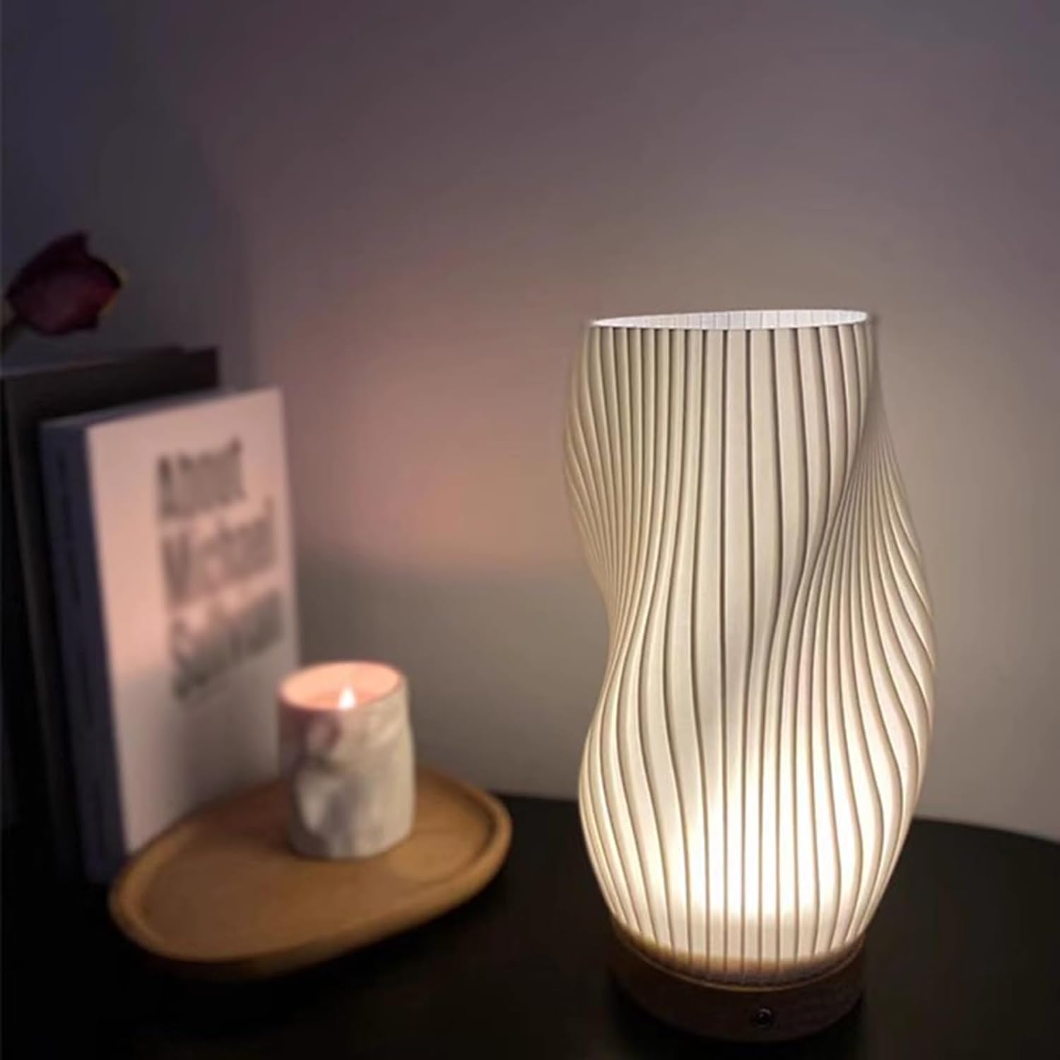 Lampe | Serene Wavecrest Élégante et Apaisante | Valuna