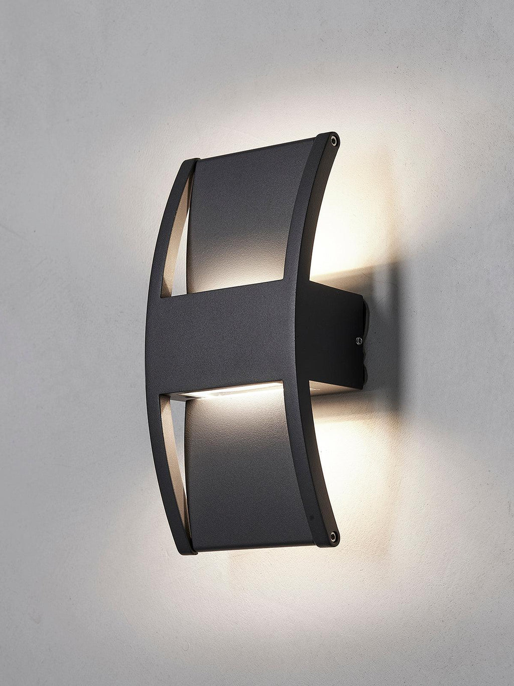 Nielsen Light Lærk Applique Murale Extérieure | Up/Downlight Anthracite | Valuna