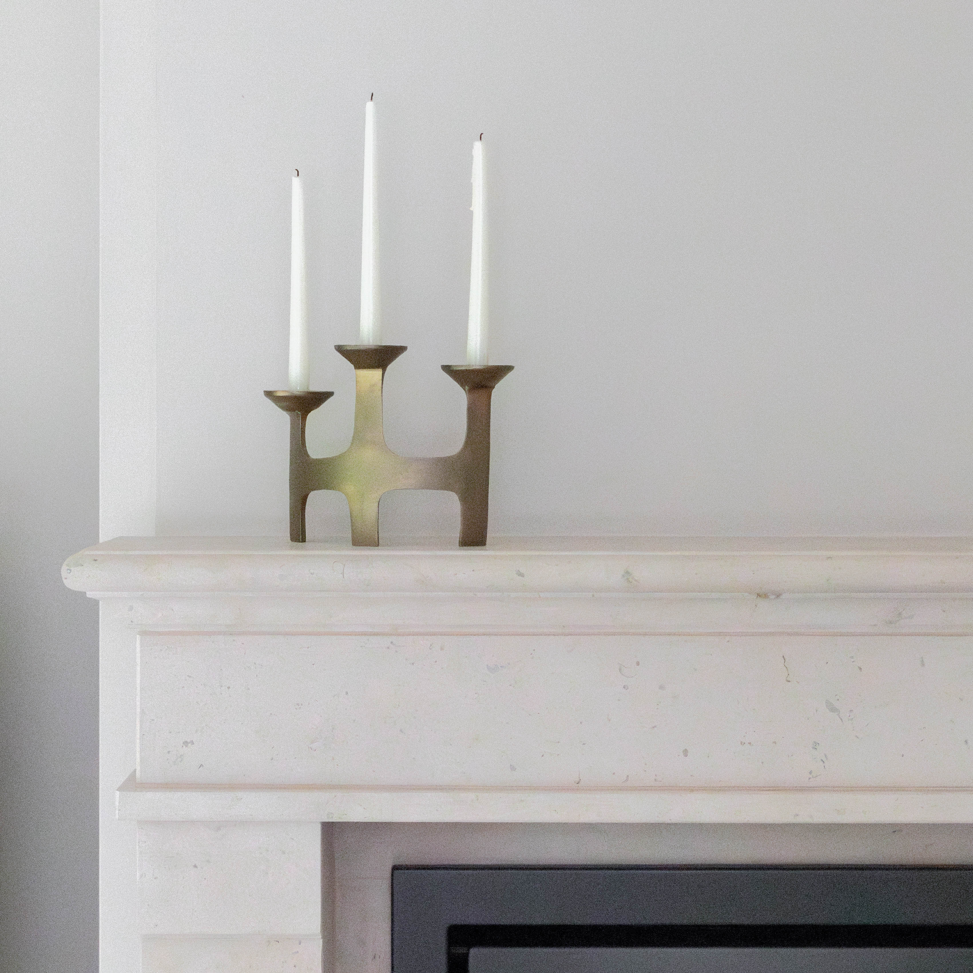 Bougeoir en Laiton Antique – Coffret Amour 3‑pièces | Chaleur Intemporelle & Ambiance Élégante | Valuna