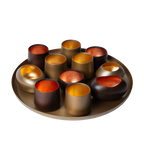 Tablett | mit Teelichtern Marlot | Valuna