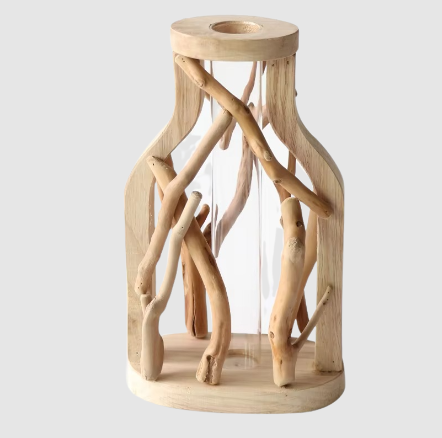 Vase Trævase | Design Artistique Inspiré Par le Bois | Valuna