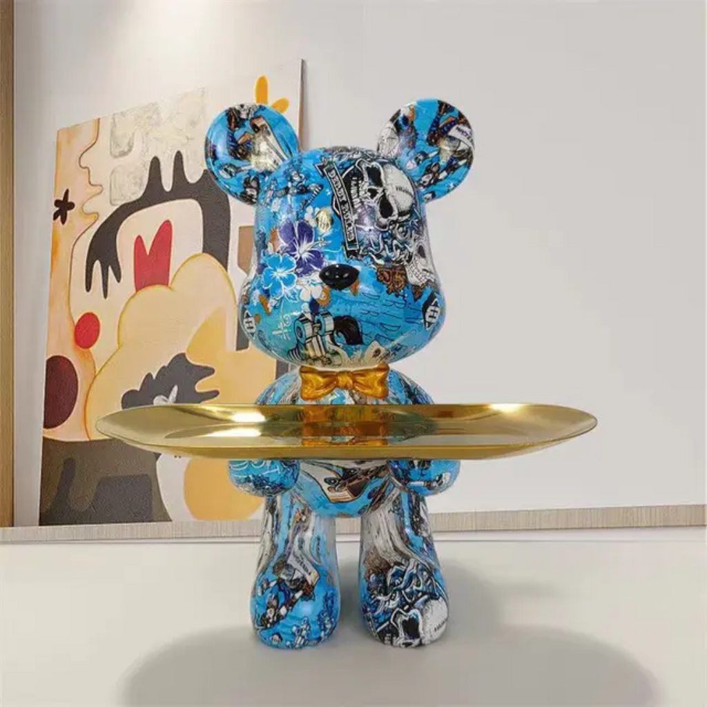 Shyro | Figurine d'Ours Décorative Moderne avec Design Détailé | Valuna