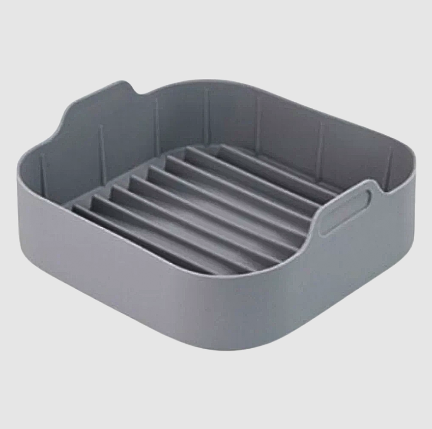Moule Carré Anti‑adhérent en Silicone | Idéal pour Airfryer & Four | Valuna