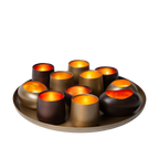 Tablett | mit Teelichtern Marlot | Valuna