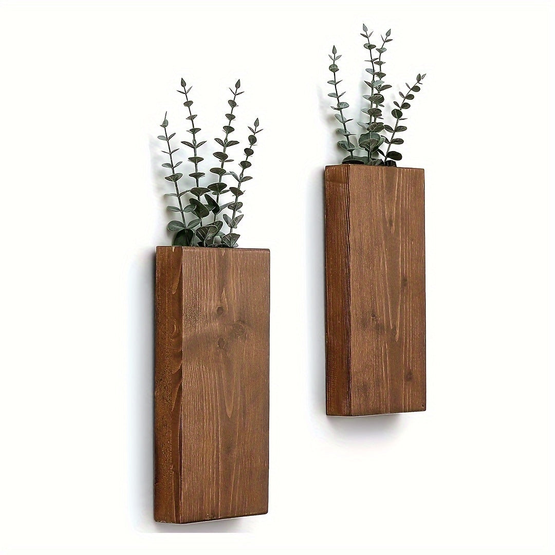 RusticWall | Vase Murale En Bois – Ambiance Naturelle Pour Tout Intérieur | Valuna
