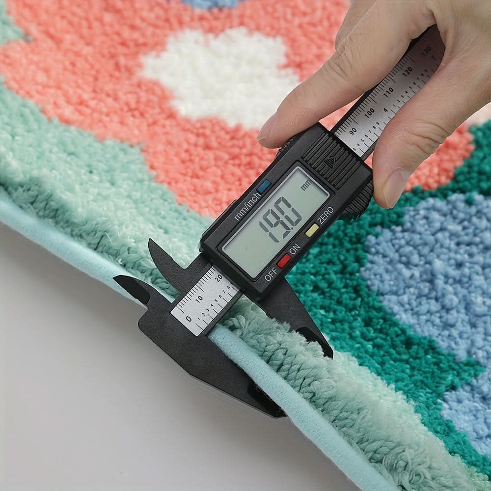 FlorSoft | Tapis De Bain Extra Absorbant Avec Motif Floral Pour Confort Et Style | Valuna