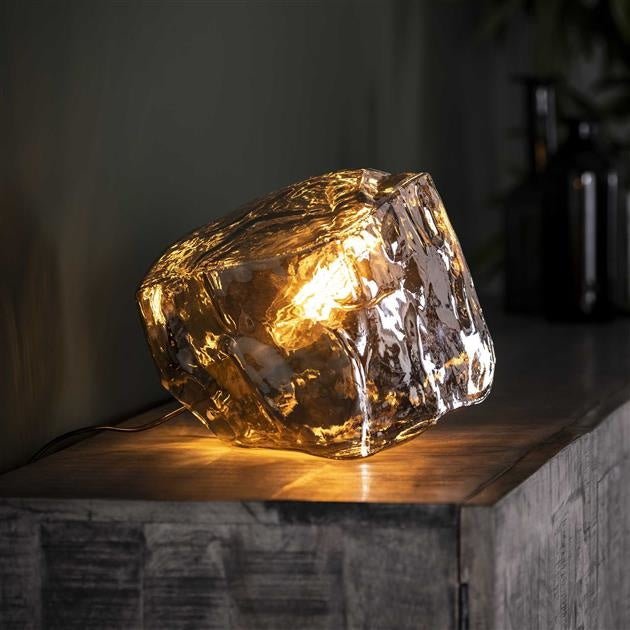 Lampe de Table Rocks en Métal Noir | Charme Industriel Audacieux pour Intérieurs Contemporains | Valuna