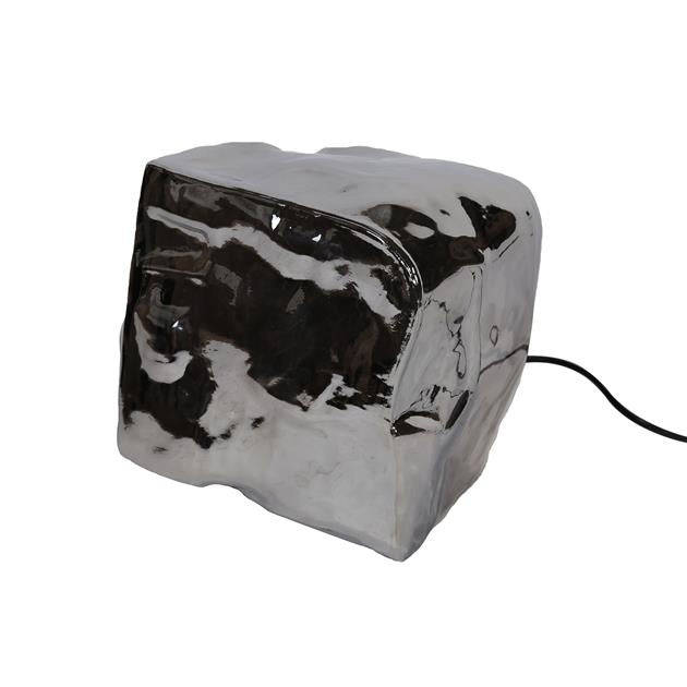 Lampe de Table Rocks en Métal Noir | Charme Industriel Audacieux pour Intérieurs Contemporains | Valuna