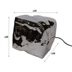 Lampe de Table Rocks en Métal Noir | Charme Industriel Audacieux pour Intérieurs Contemporains | Valuna