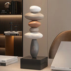 StoneBalance | Sculpture Moderne Et Stable En Pierre Pour Apporter Une Touche D'Élégance À Votre Intérieur | Valuna