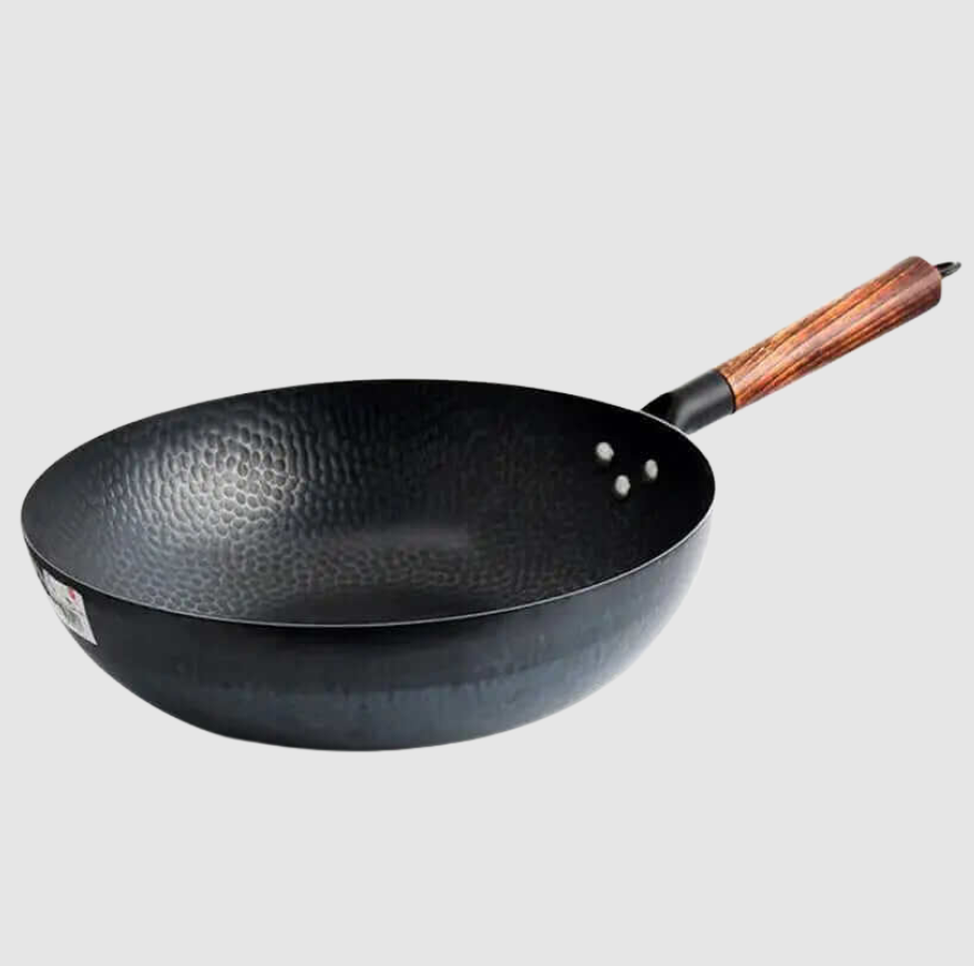 Wok Chinois en Fonte | Saveurs Authentiques à la Maison | Valuna