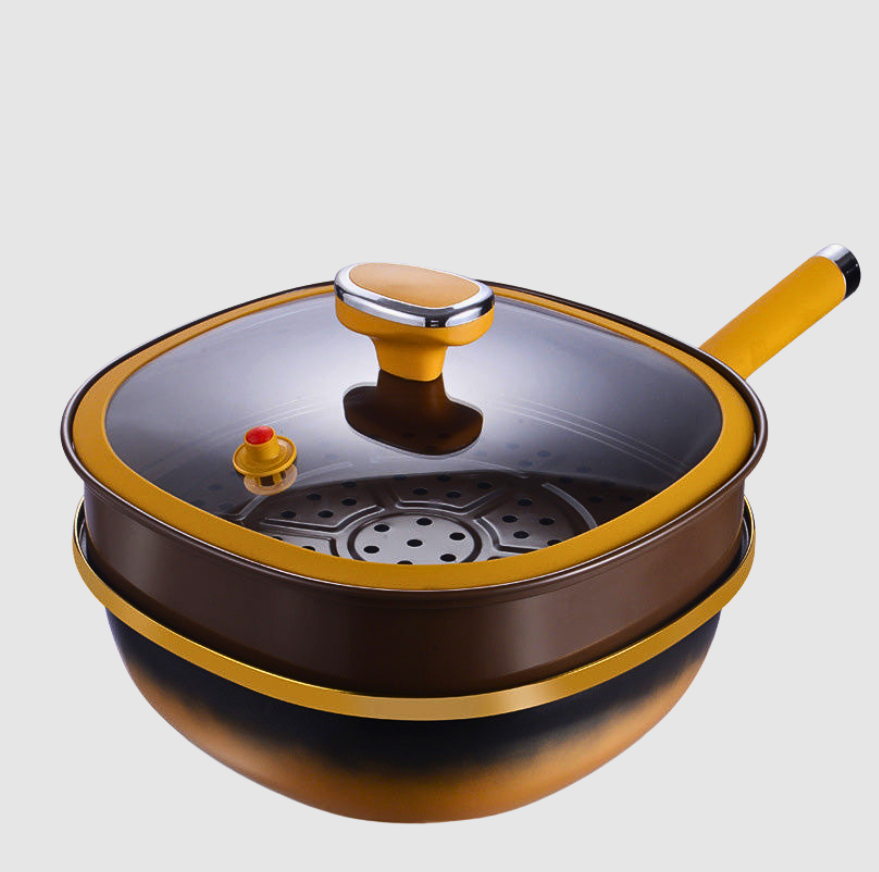 Casserole Intelligente en Titane à Chaleur Réglable | Anti‑adhésif Précis | Valuna