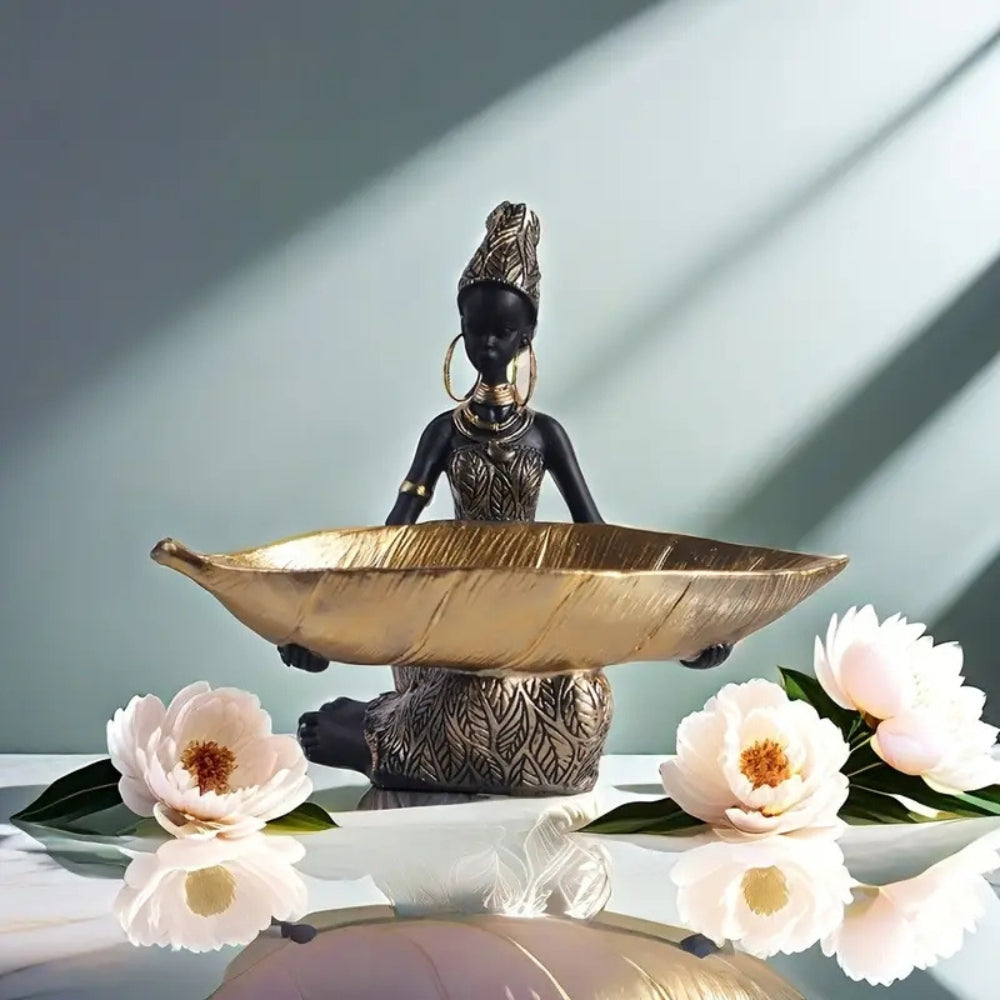 Éclectique | Porte-Bijoux En Résine Avec Design De Feuille | Valuna