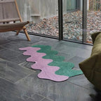 ColorBlockRug | Tapis Abstrait en Blocs de Couleur – Coton & Polyester Premium | Valuna