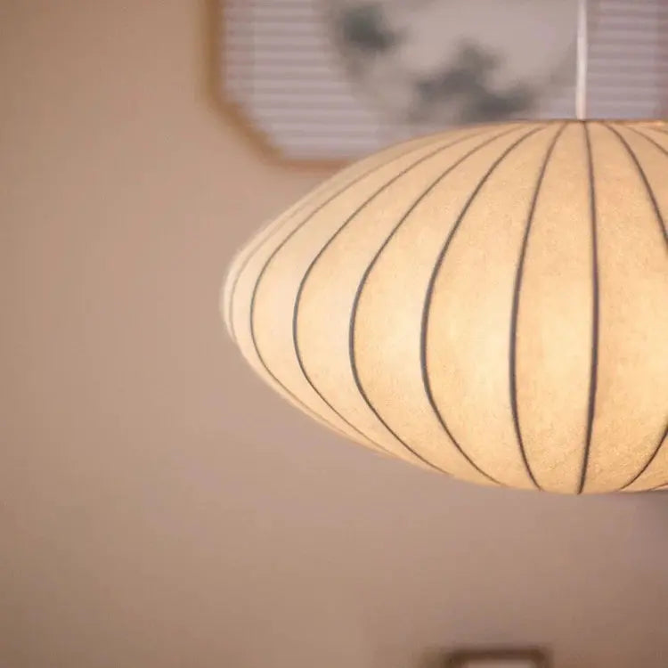 Lampe Pendante en Soie Tsukiyo | Style Japandi | Valuna