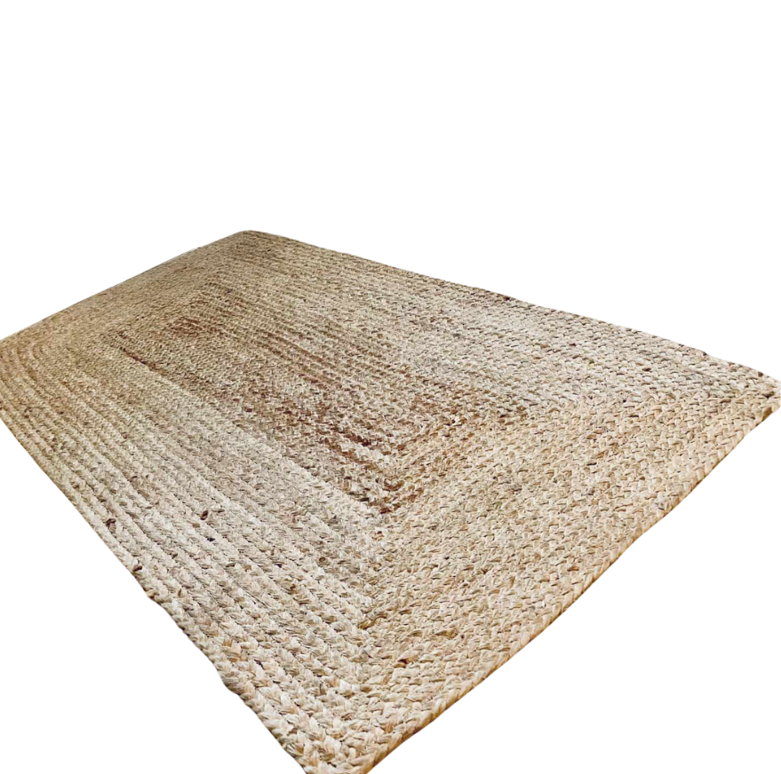 Jute Naturel | Tapis Tressé Authentique Pour Intérieur Chaleureux | Valuna