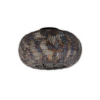 Plafonnier Alfie en Métal Noir‑Marron | Centre d’Ambiance Industrielle Élégante | Valuna