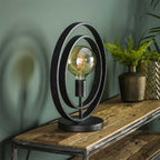 Lampe de Table Industrielle Otan Ronde Métal 1-lampe