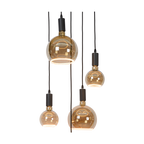 PendelSapa5 | Suspension Moderne Avec Globes Flottants Inclus | Valuna