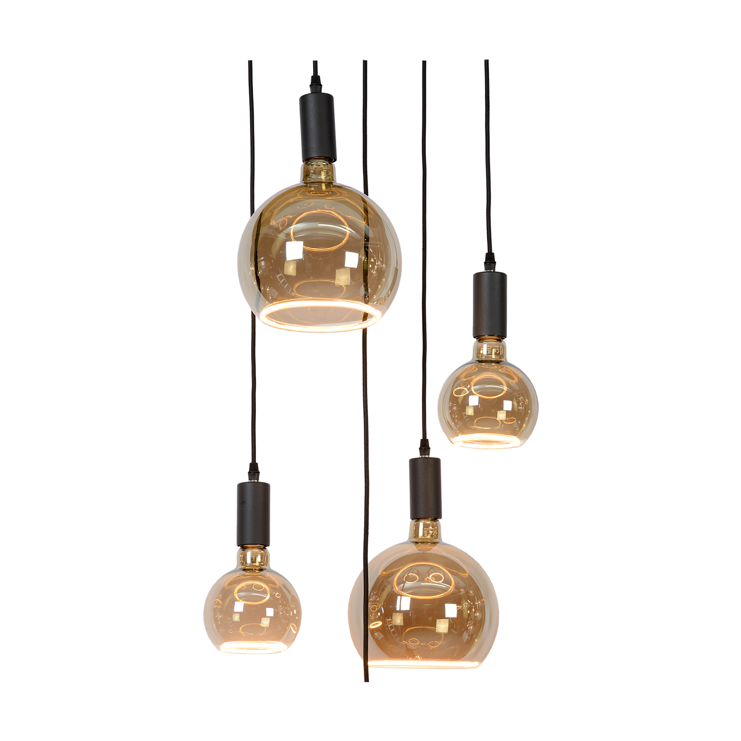 PendelSapa5 | Suspension Moderne Avec Globes Flottants Inclus | Valuna