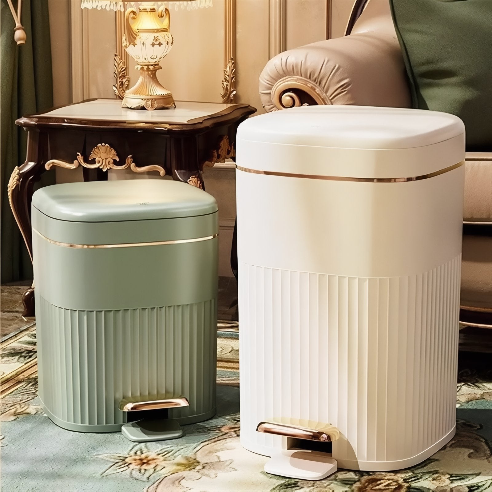 Poubelle Élégante | Pédale et Fonction Soft-Close | Valuna