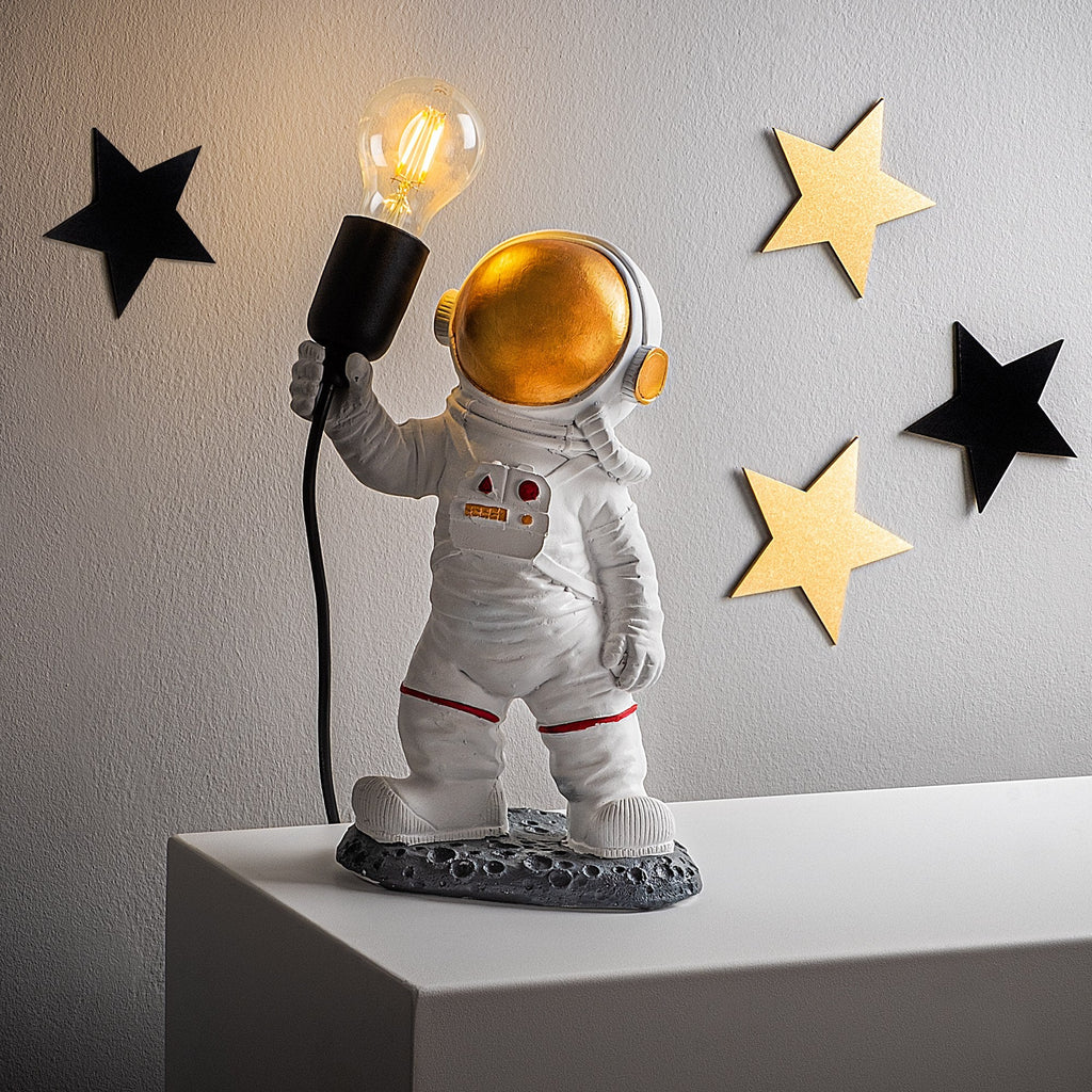 Lampe de Table Astronaute | Éclairage Cosmique et Déco Stylée | Valuna