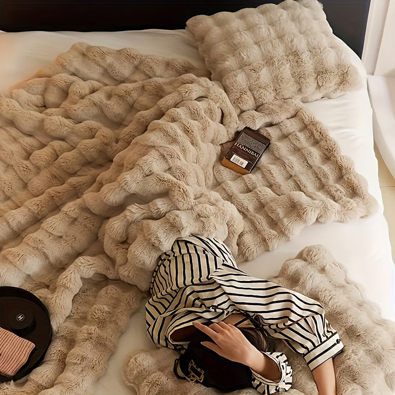 Luna Fleece | Luksus Tæppe Af Imiteret Pels | Valuna