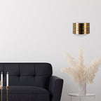 Applique Murale Mesa 1‑Lumière en Métal Bronze | Éclairage Accent Minimaliste & Chaleureux | Valuna