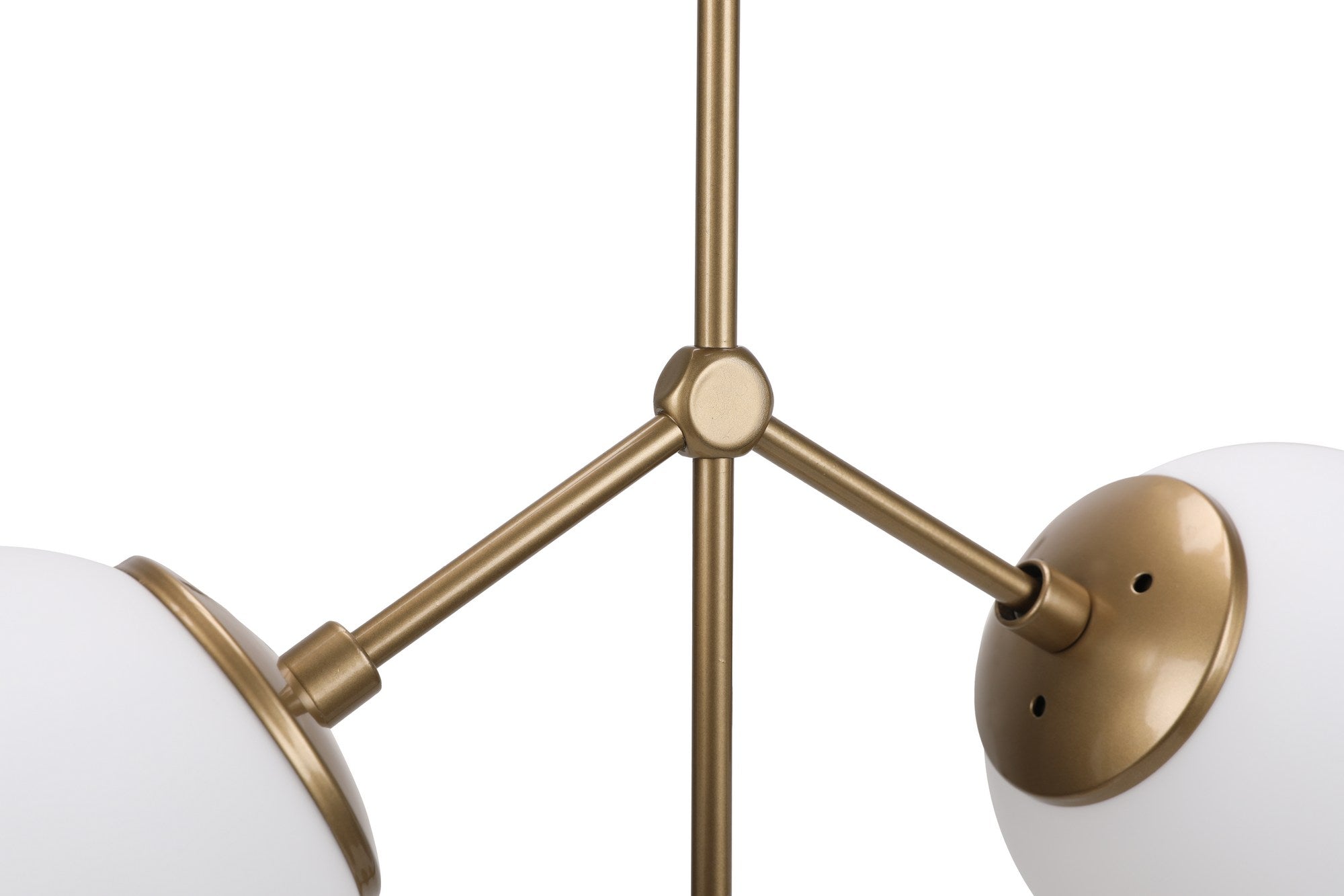 Suspension Polaris 3‑Lumières en Verre Blanc | Lumière Moderne & Épurée pour Intérieurs Contemporains | Valuna