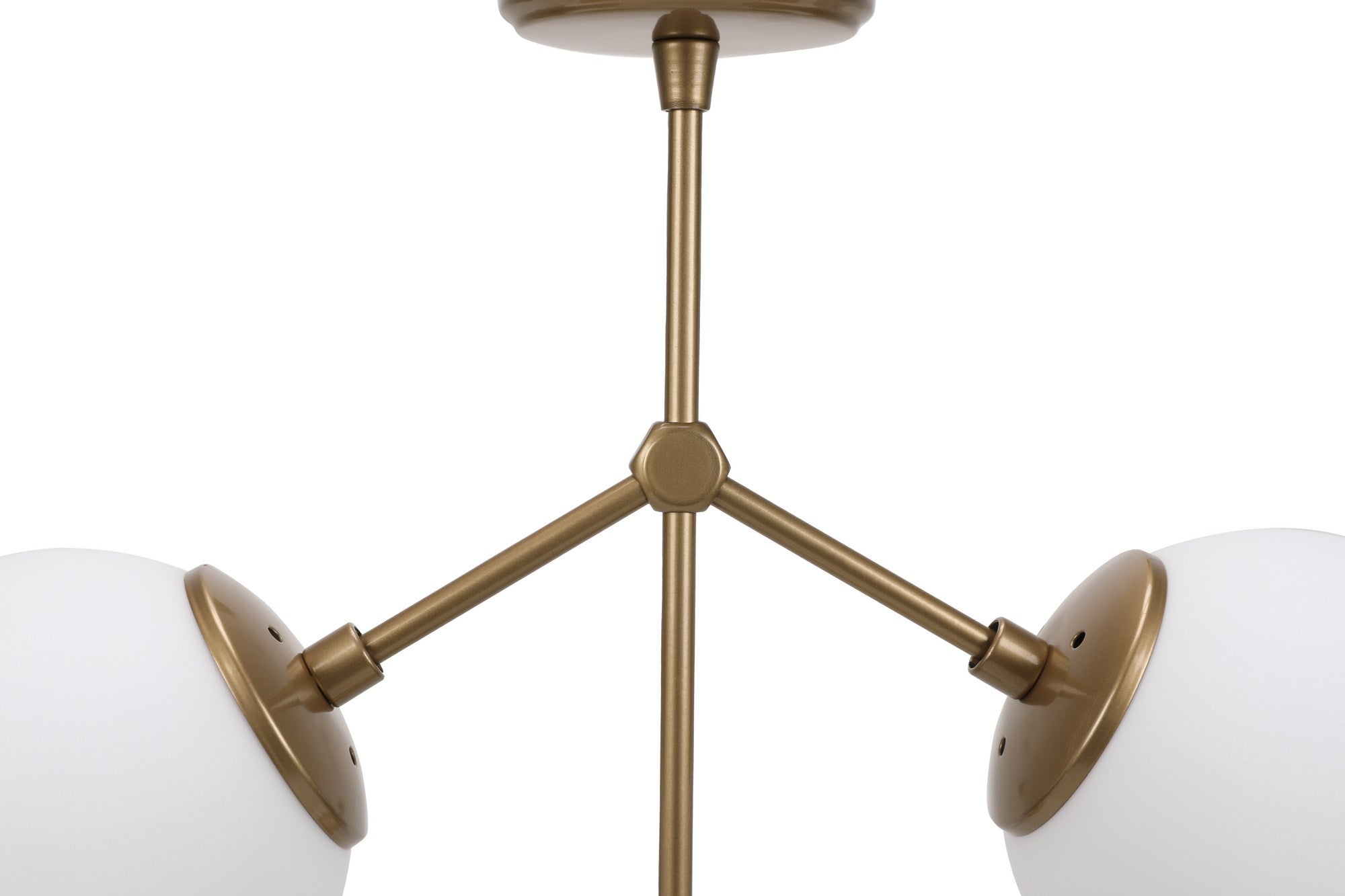 Suspension Polaris 3‑Lumières en Verre Blanc | Lumière Moderne & Épurée pour Intérieurs Contemporains | Valuna