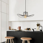 Suspension Predator Métal Noir | Lampe Suspendue 1‑Lumière Minimaliste | Valuna