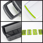 SliceMaster Mandoline 8‑en‑1 Multifonctions | Trancheuse Compacte pour Légumes & Fruits avec 7 Lames | Valuna