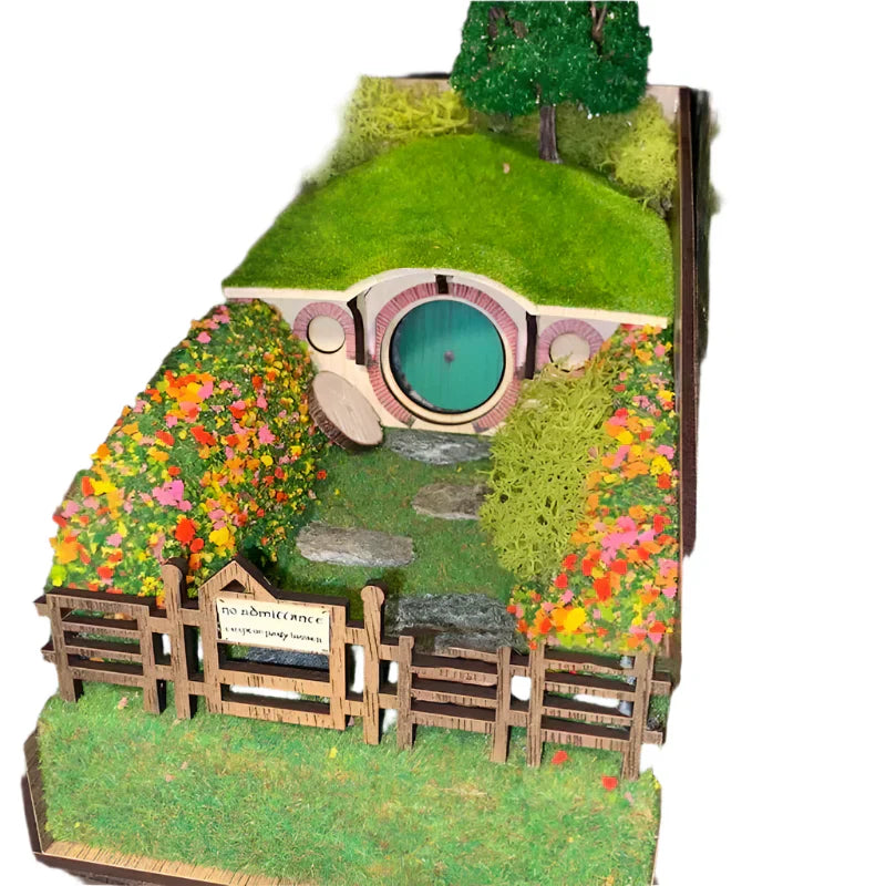 MiniScape Porte-Livres | Porte-Livres Décoratifs Faits Main avec Design de Microlandscape