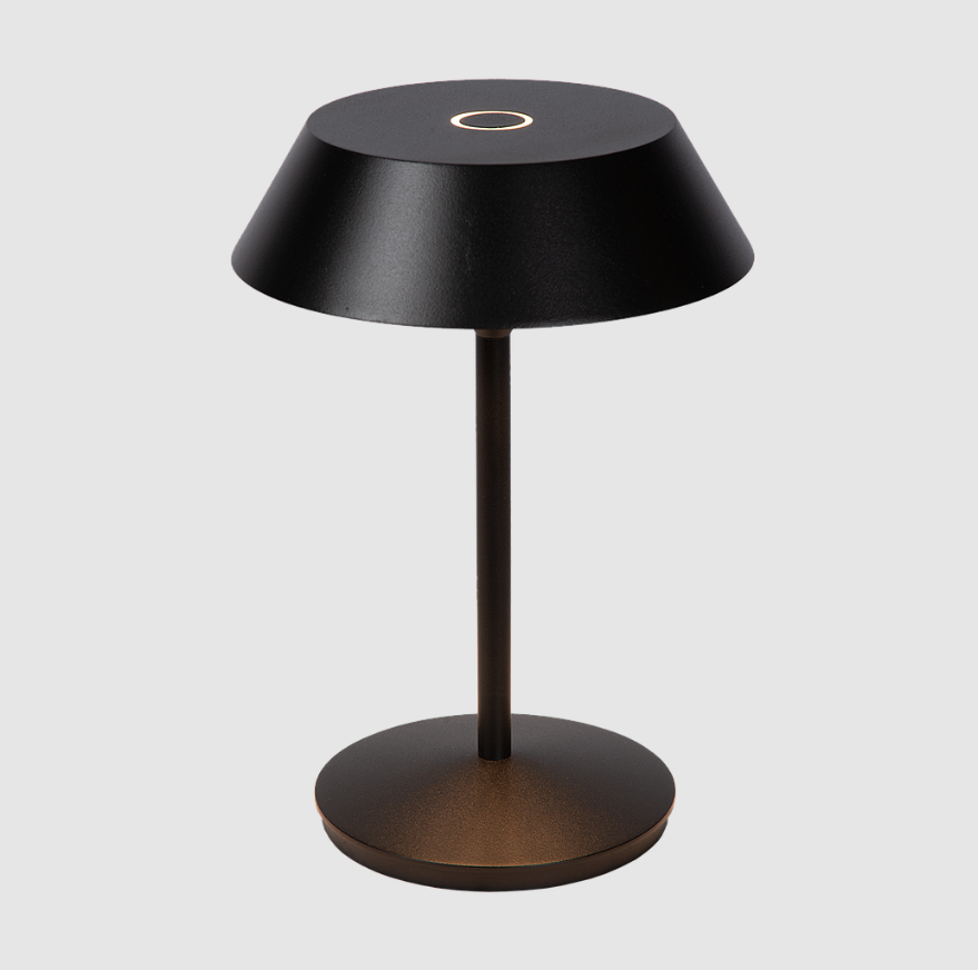 Lampe de Table Noire Balto | Lumière Moderne et Élégante pour Intérieurs Chic | Valuna