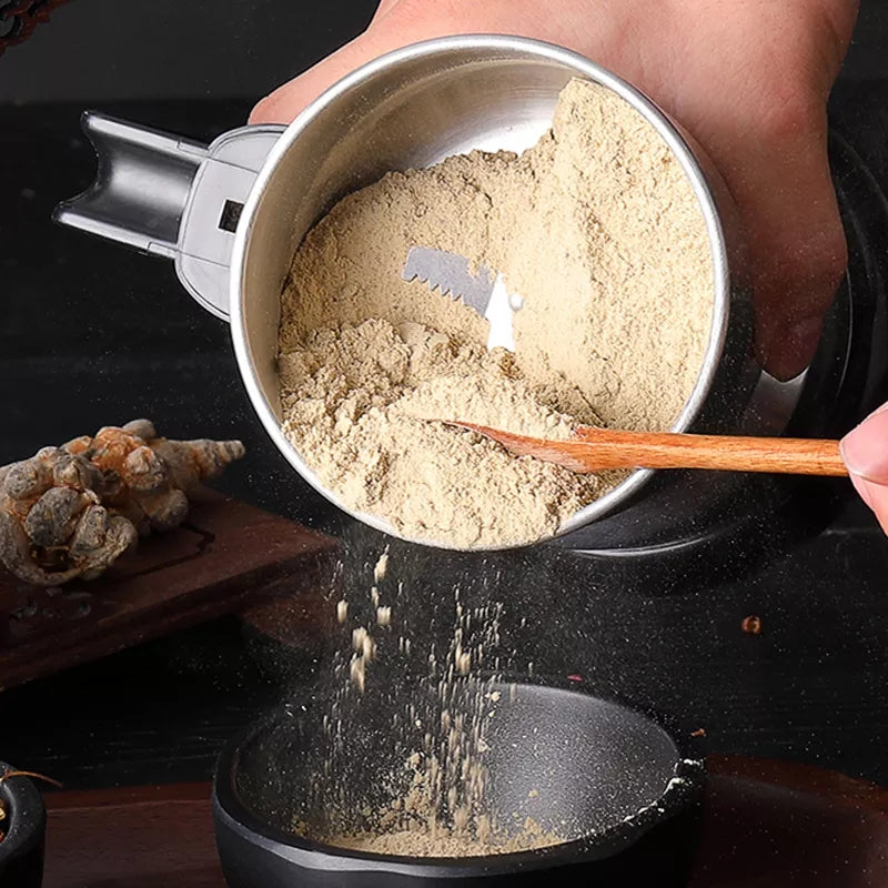 GrindPro Moulin Électrique 400 W en Acier Inox | Puissant Broyeur pour Café & Épices | Valuna