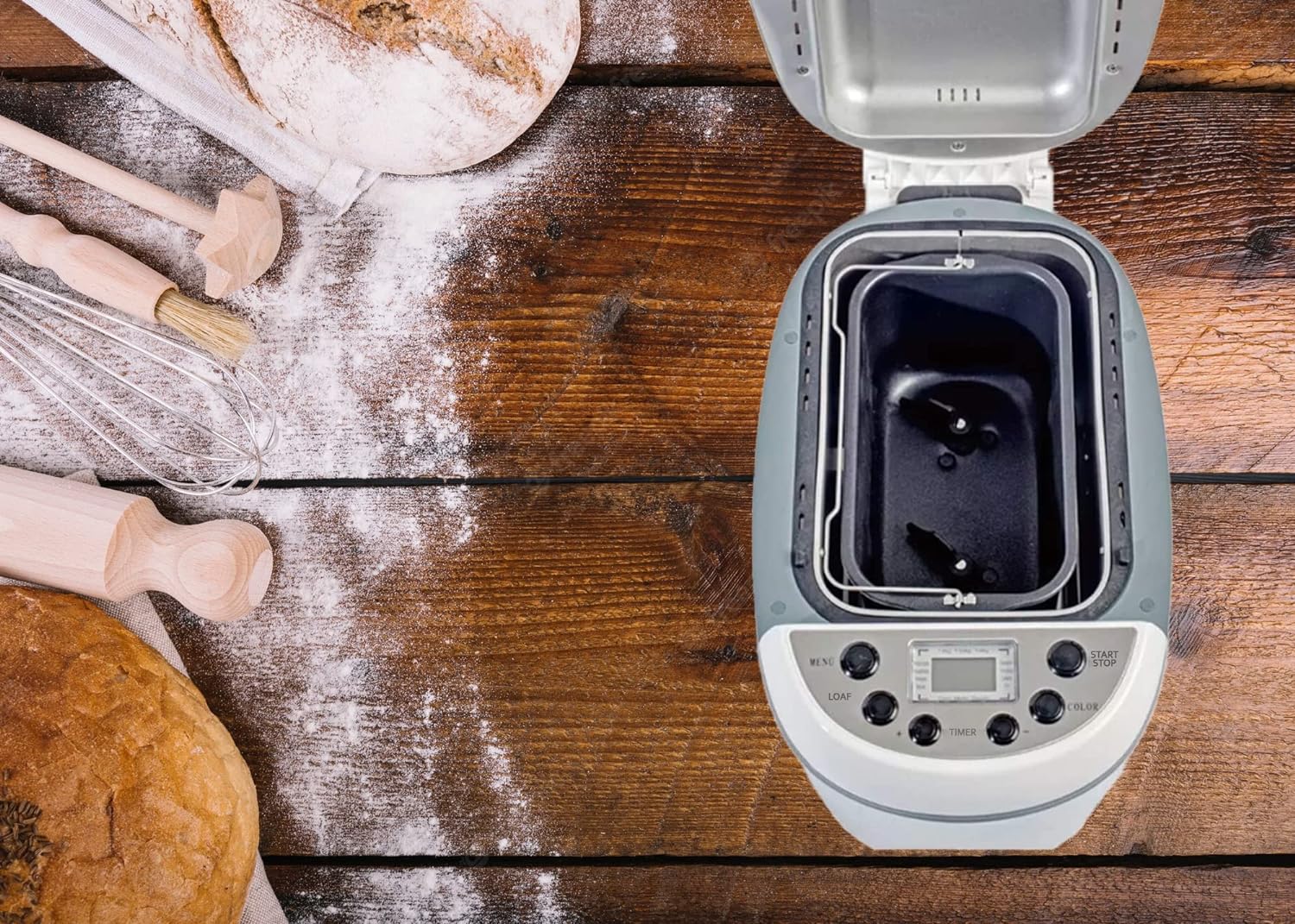 Bread Machine  | Minuterie Digitale & 12 Programmes | Valuna