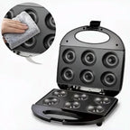 Machine à Donuts Électrique 6 Moules Anti‑adhésive | Cuisson Rapide et Ludique | Valuna