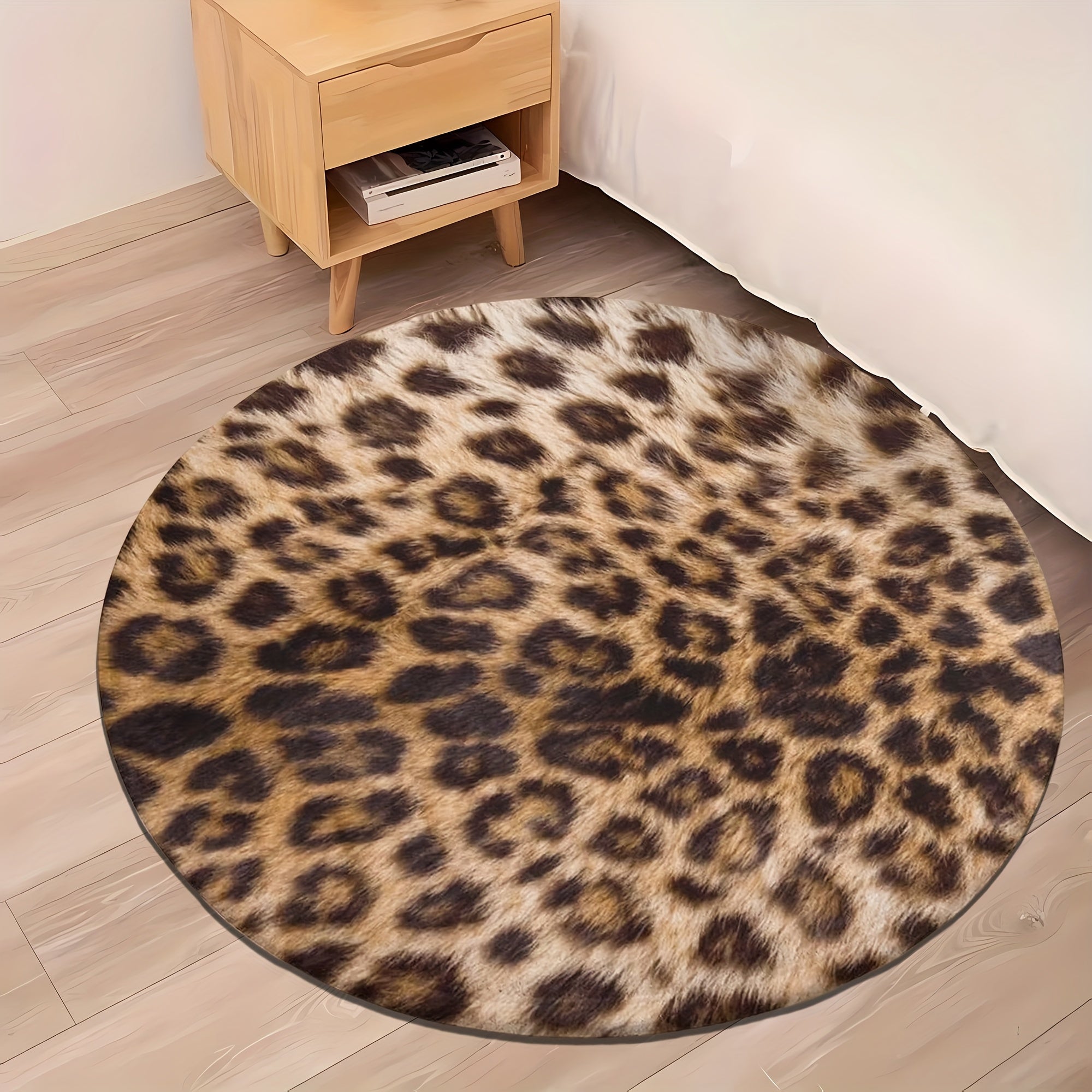 VeluPard | Tapis En Flanelle À Motif Léopard Pour Une Décoration Intérieure Confortable Et Stylée | Valuna