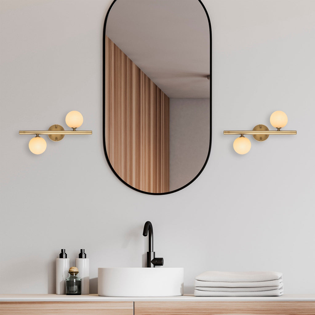 Applique Murale Helios en Verre Doré | Luxe Radieux et Sophistication Moderne | Valuna