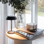 Lampe de Table Noire Balto | Lumière Moderne et Élégante pour Intérieurs Chic | Valuna