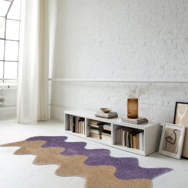 ColorBlockRug | Tapis Abstrait en Blocs de Couleur – Coton & Polyester Premium | Valuna